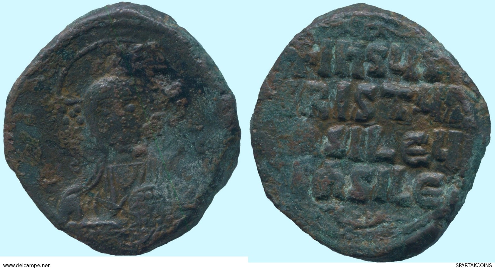 BASIL II AND CONSTANTINEVIII CLASS A2 ANONYMOUS FOLLIS 976-1025 #ANC13632.16.E.A - Byzantium