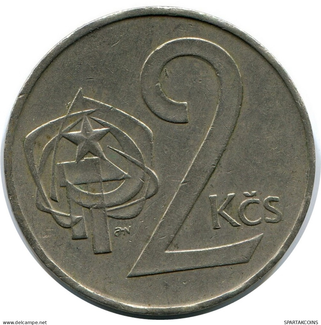 2 KORUN 1983 CZECHOSLOVAKIA Coin #AR228.U.A - Czechoslovakia