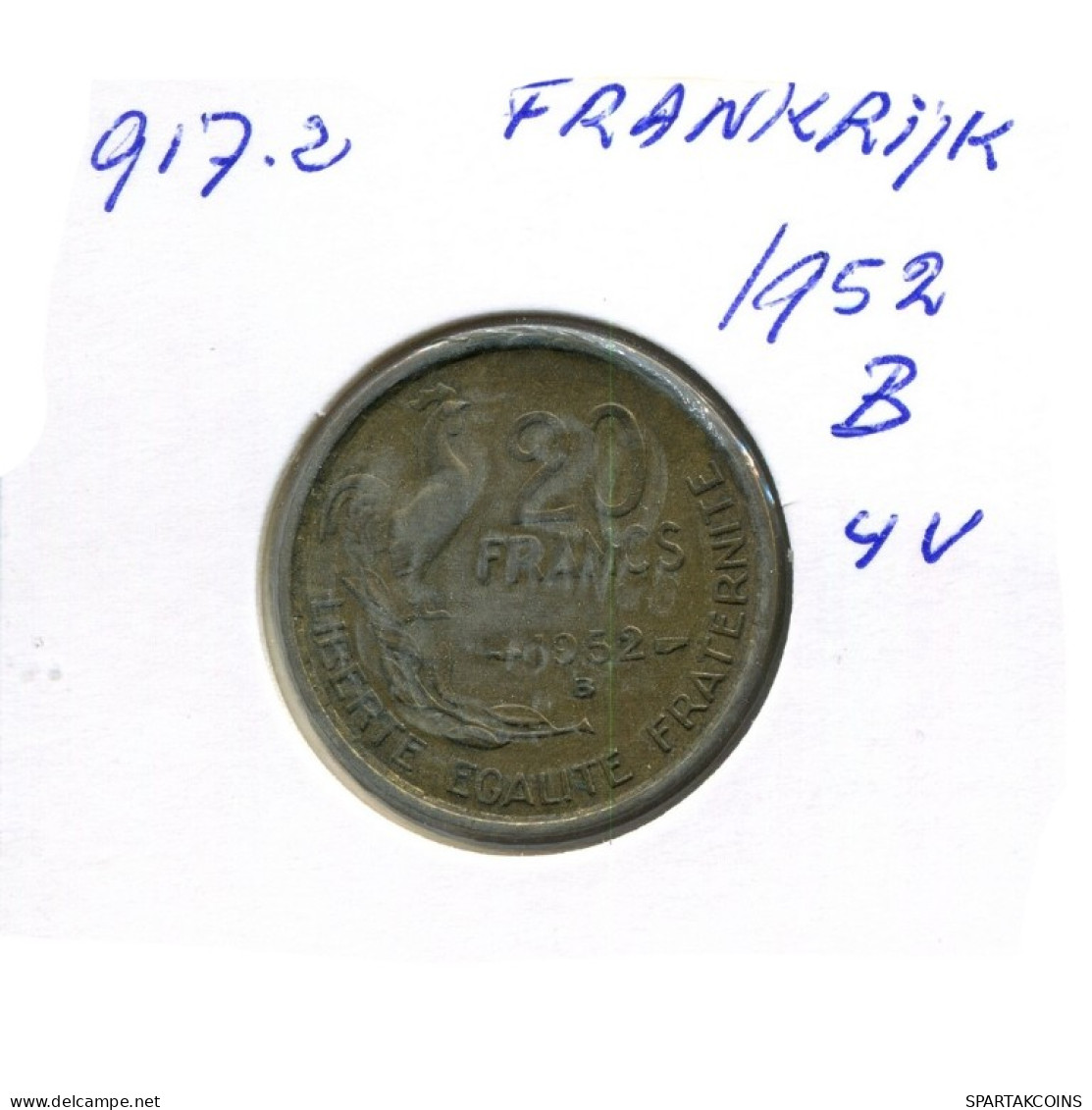 20 FRANCS 1952 B FRANCE Pièce Française #AN466.F.A - 20 Francs