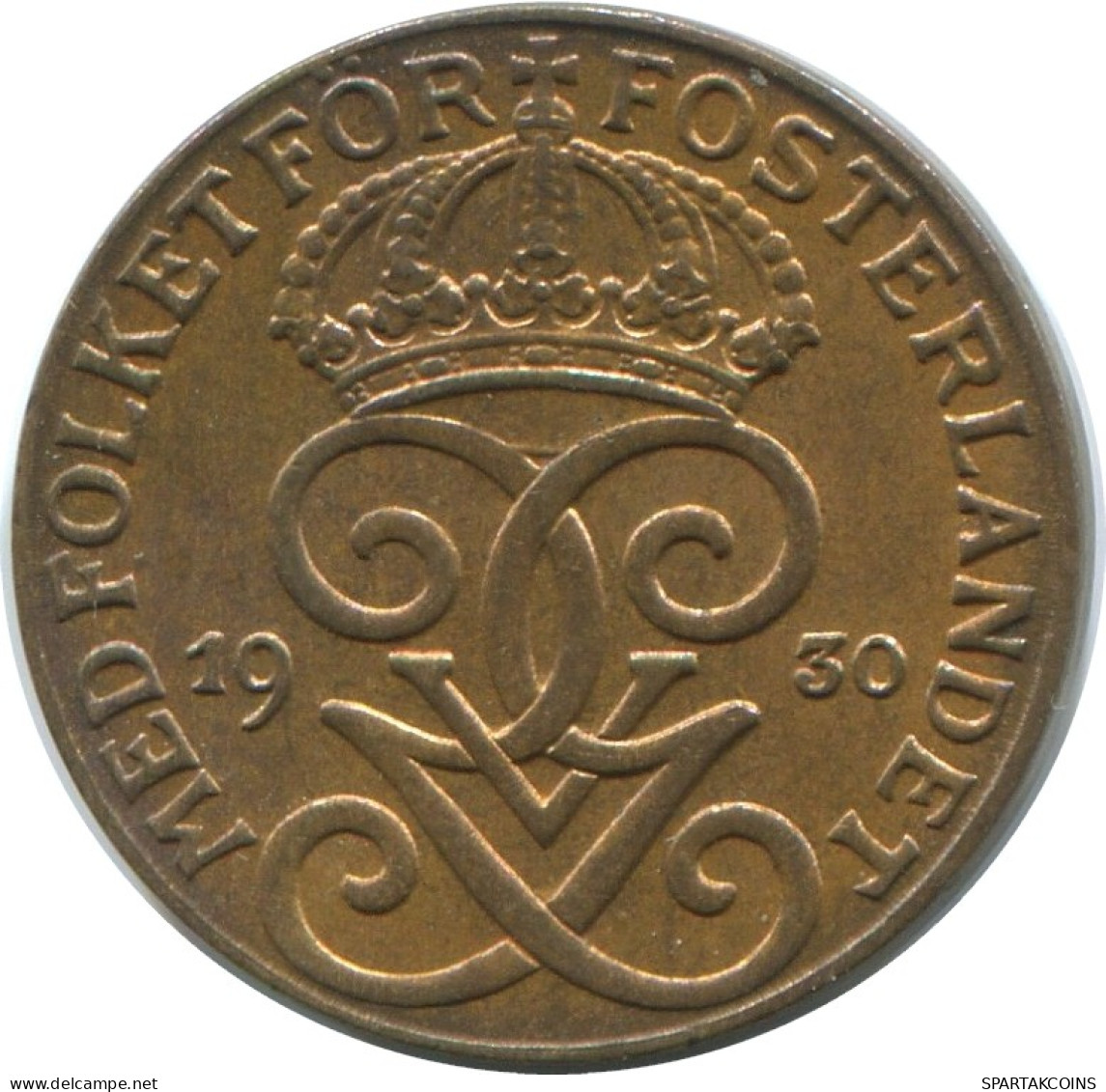 1 ORE 1930 SWEDEN Coin #AD340.2.U.A - Schweden