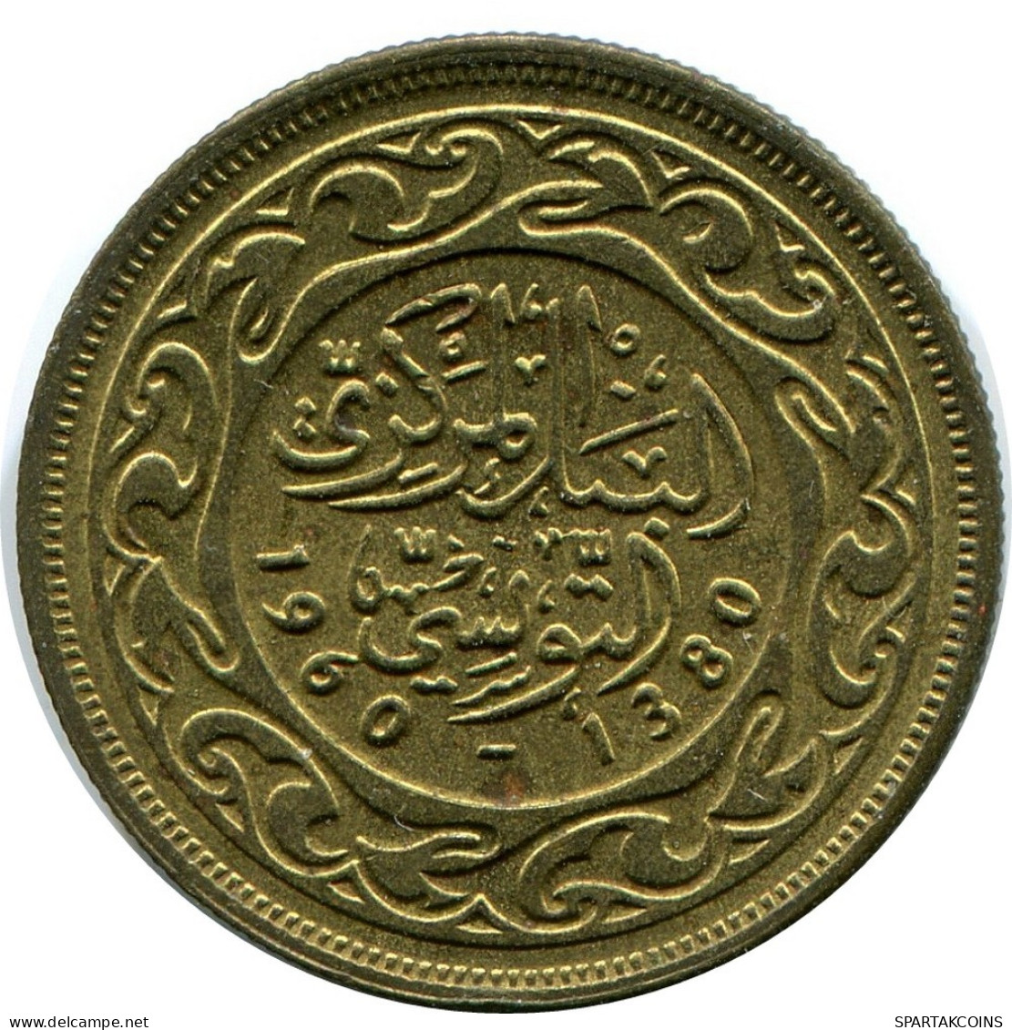 20 MILLIMES 1960 TUNESIEN TUNISIA Islamisch Münze #AP469.D.A - Tunisie