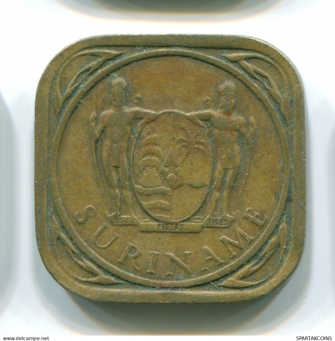 5 CENTS 1966 SURINAME Netherlands Nickel-Brass Colonial Coin #S12763.U.A - Surinam 1975 - ...