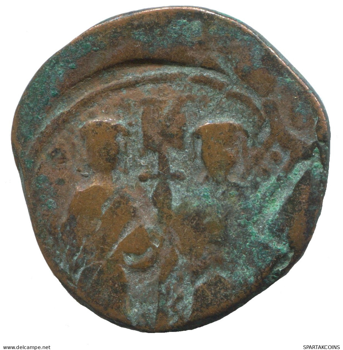 CONSTANTINE X AE FOLLIS CONSTANTINOPLE 4.7g/25mm BYZANTINE Coin #SAV1033.10.U.A - Byzantines