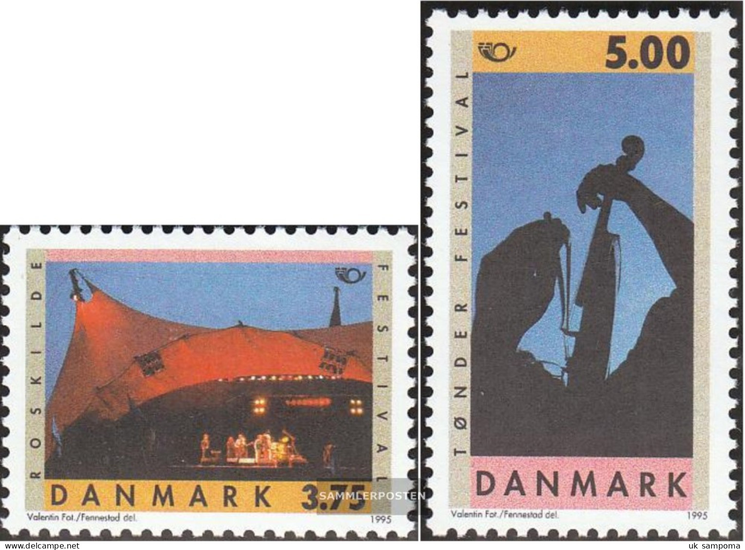 Denmark 1105-1106 (complete Issue) Unmounted Mint / Never Hinged 1995 NORTH 95 - Nuevos