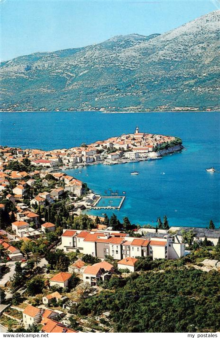 73946058 Korcula_Curzola_Croatia Panorama Hafen Kueste - Croatia