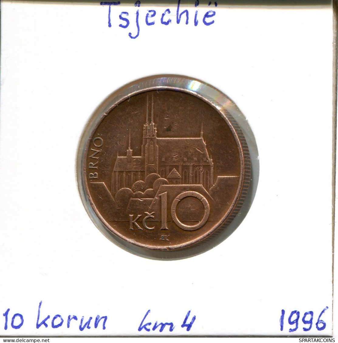 10 KORUN 1996 TCH CZECH REPUBLIC Pièce #AP777.2.F.A - Tsjechië