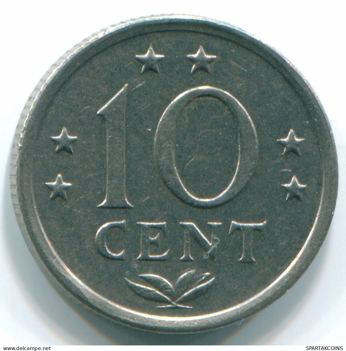 10 CENTS 1970 ANTILLAS NEERLANDESAS Nickel Colonial Moneda #S13325.E.A - Niederländische Antillen