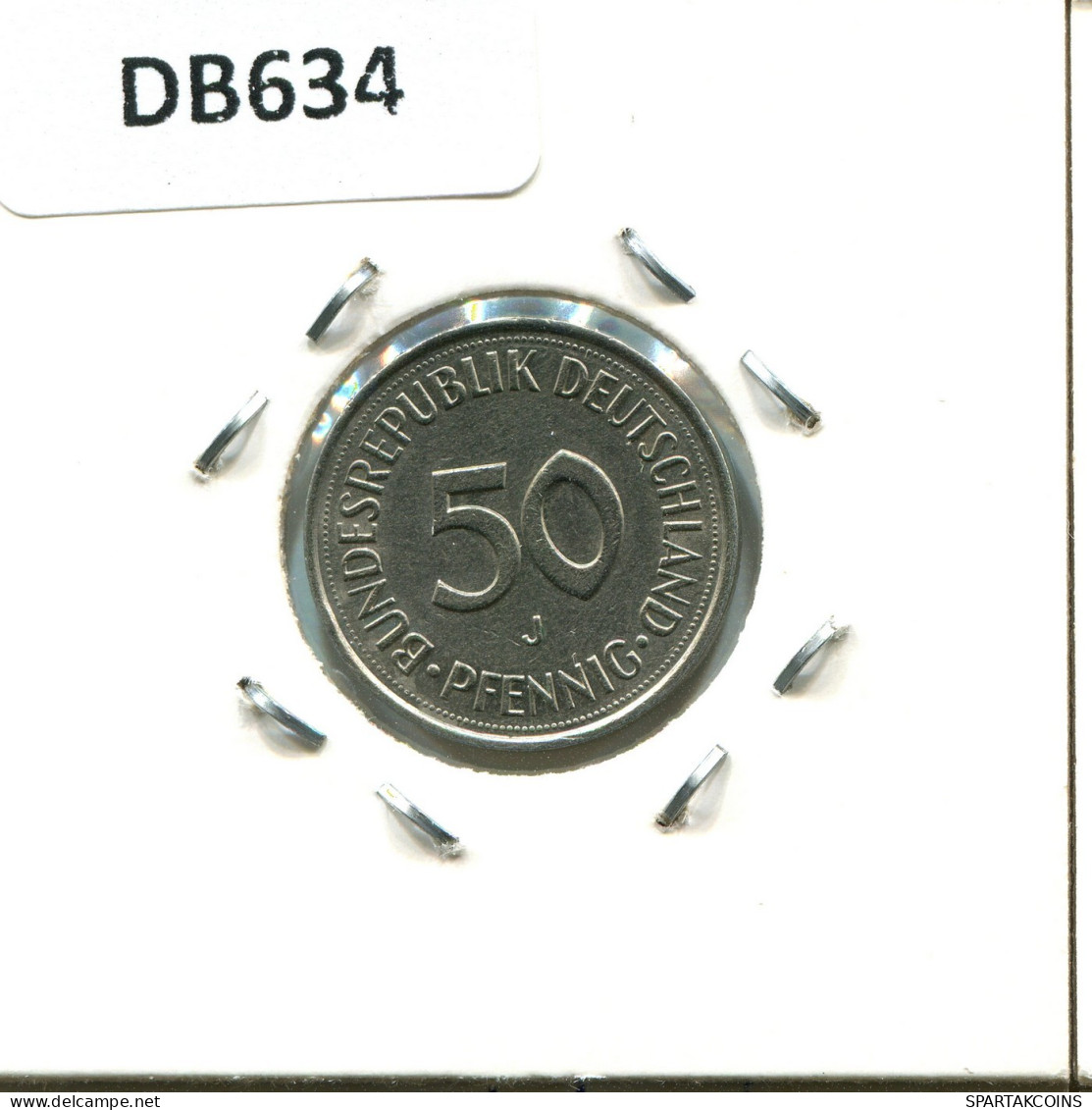 50 PFENNIG 1989 J BRD ALLEMAGNE Pièce GERMANY #DB634.F.A - 50 Pfennig