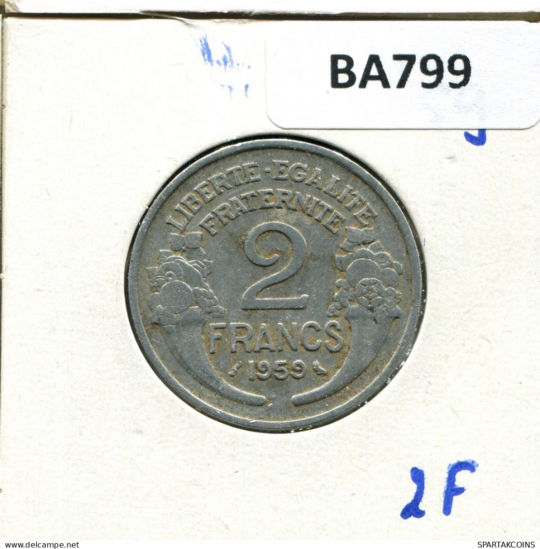 2 FRANCS 1959 FRANCE French Coin #BA799.U.A - 2 Francs