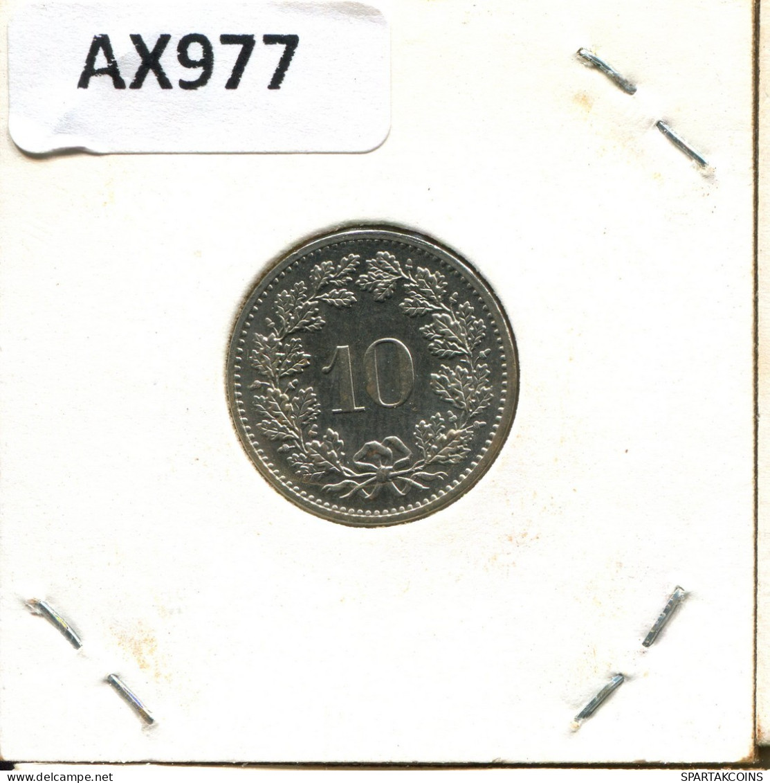 10 RAPPEN 1983 SUIZA SWITZERLAND Moneda #AX977.3.E.A - Other & Unclassified