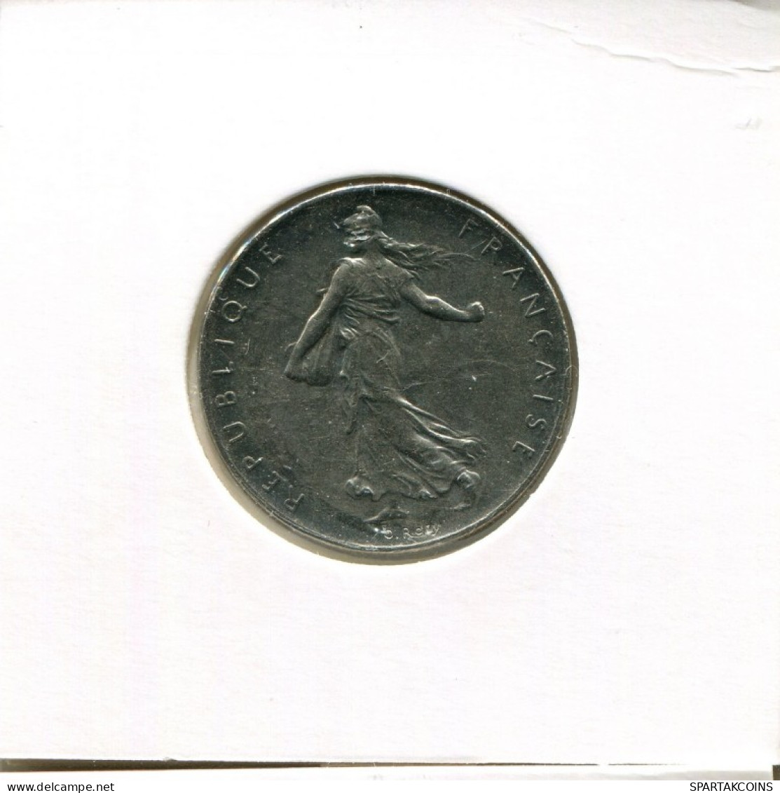 1 FRANC 1976 FRANKREICH FRANCE Französisch Münze #AK538.D.A - 1 Franc