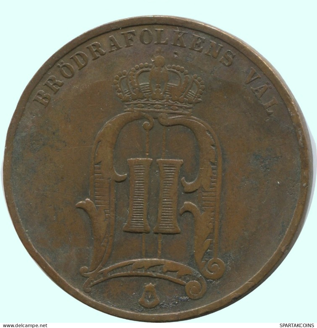 5 ORE 1886 SUÈDE SWEDEN Pièce #AC616.2.F.A - Sweden