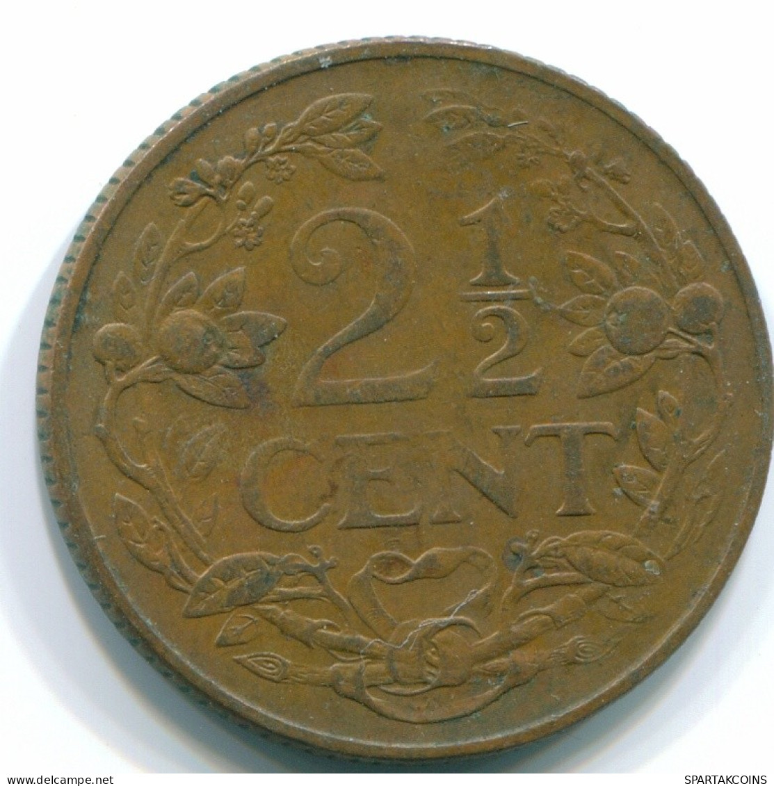 2 1/2 CENT 1965 CURACAO Netherlands Bronze Colonial Coin #S10198.U.A - Curacao