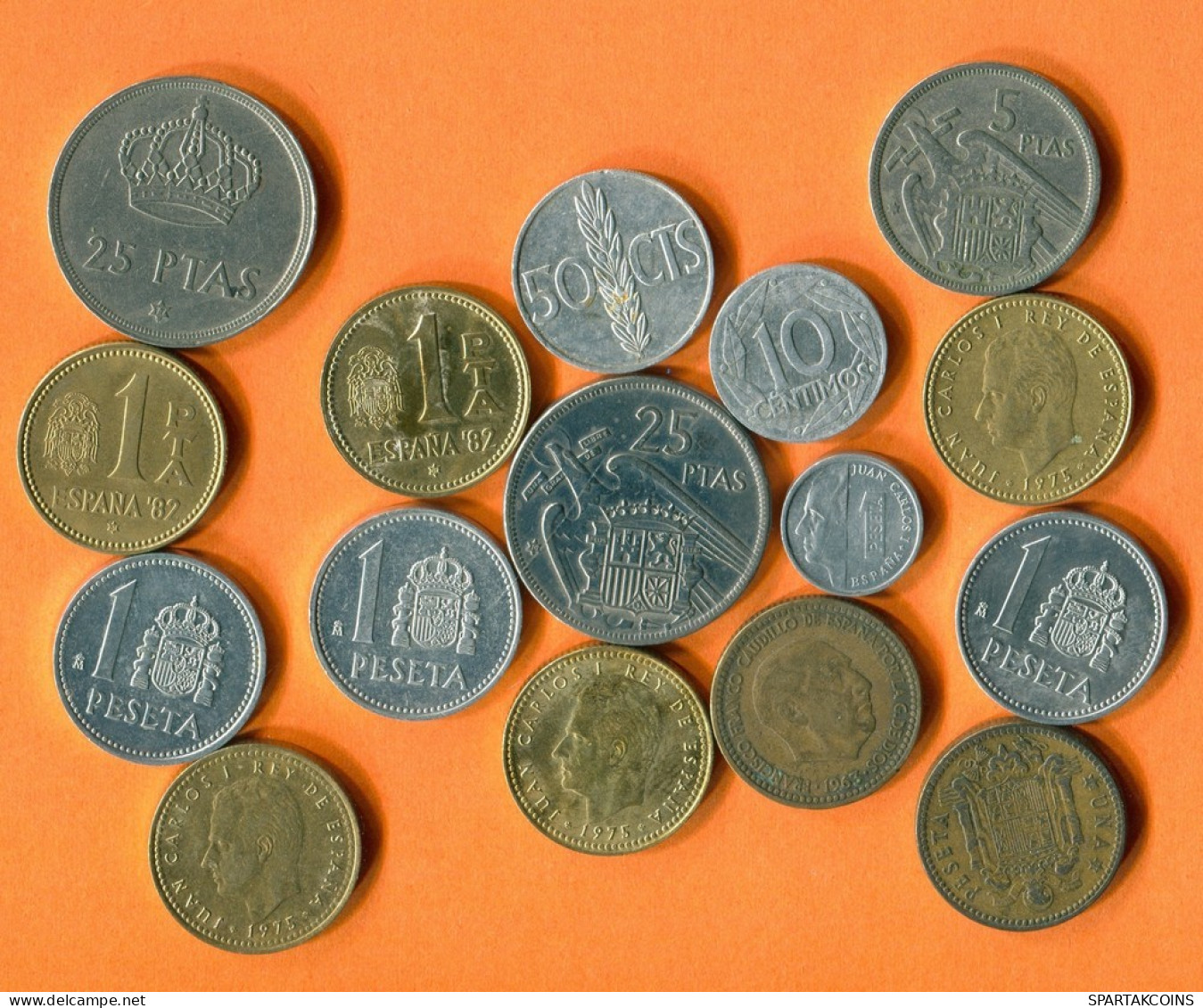 ESPAÑA Moneda SPAIN SPANISH Moneda Collection Mixed Lot #L10216.1.E.A - Andere & Zonder Classificatie