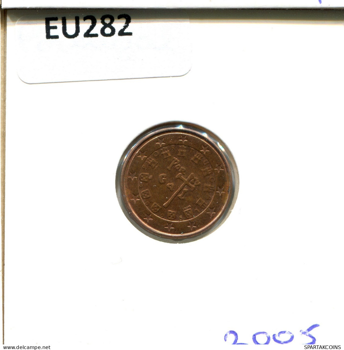 1 EURO CENT 2005 PORTUGAL Coin #EU282.U.A - Portogallo