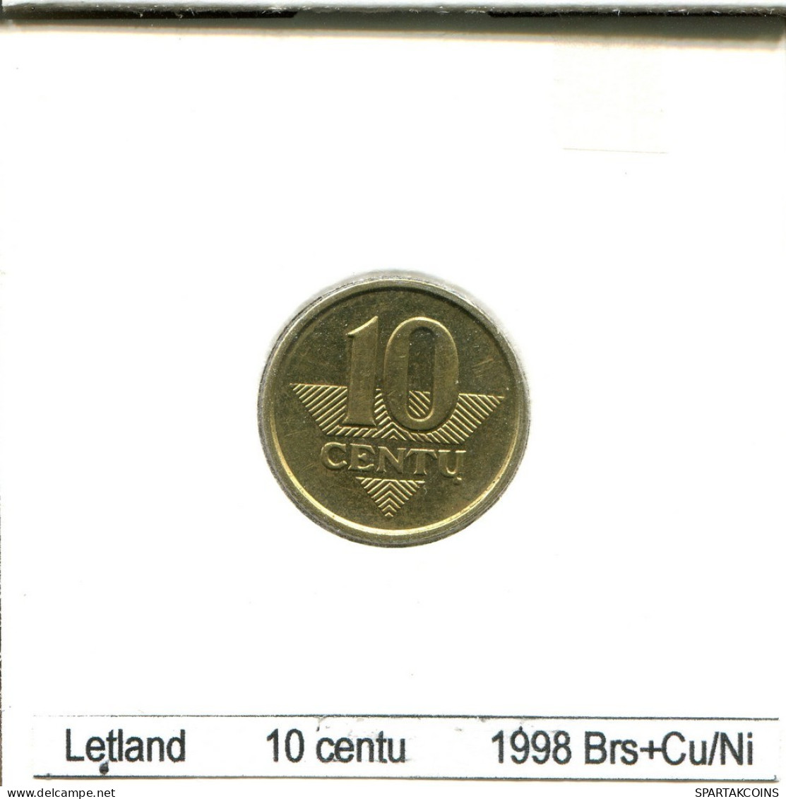 10 CENTU 1998 LITHUANIA Coin #AS694.U.A - Lithuania