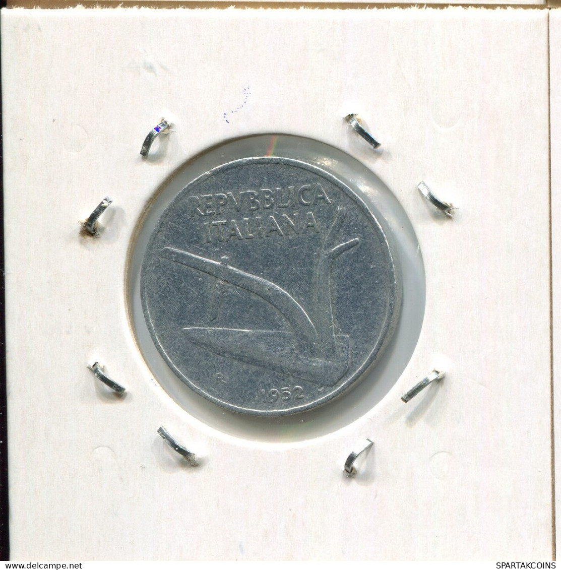 10 LIRE 1952 ITALY Coin #AR626.U.A - 10 Lire