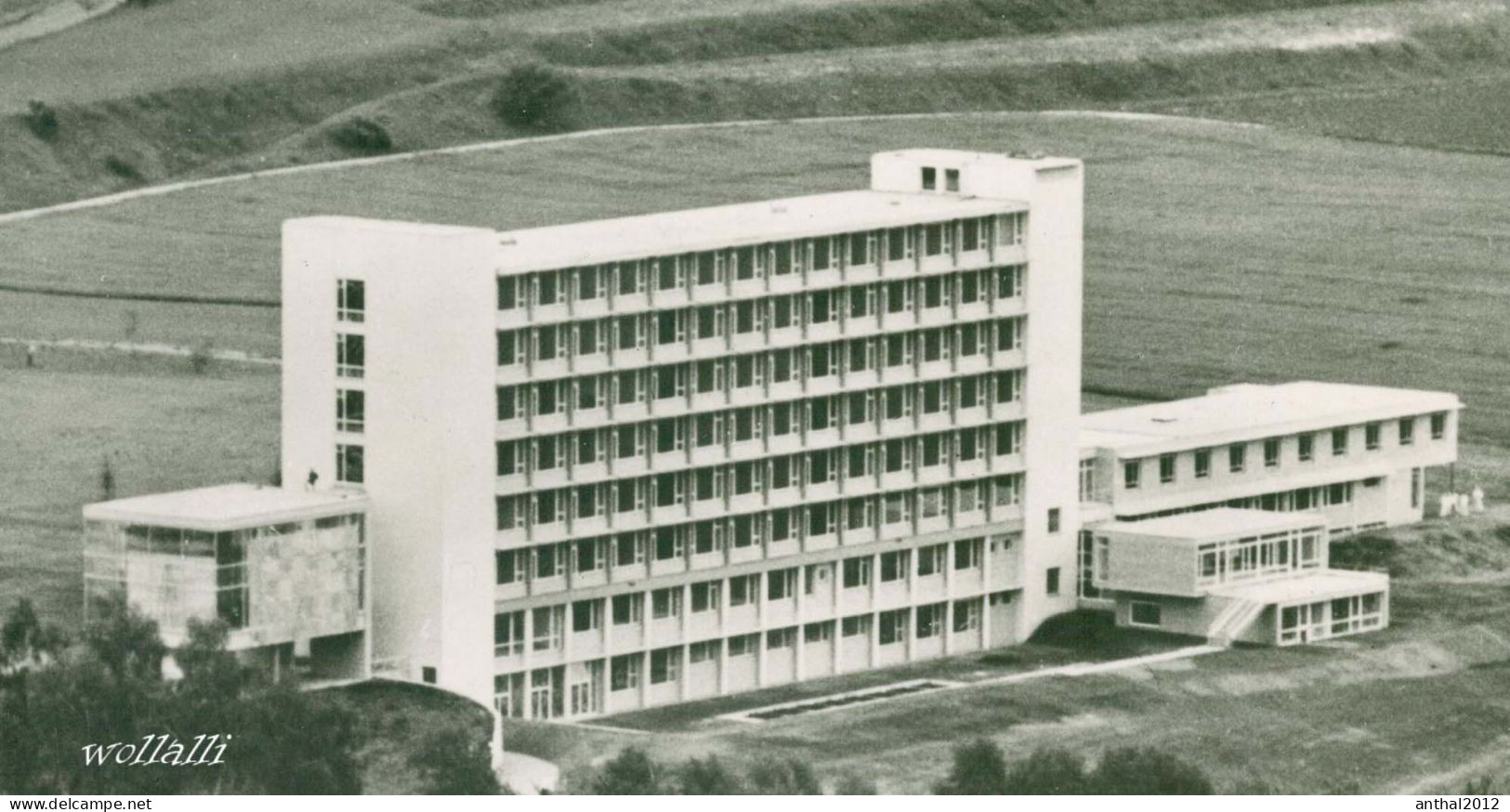 Superrar Flugzeugaufnahme Kreiskrankenhaus Riedlingen Um 1975 Ulrich'sche Druckerei - Biberach