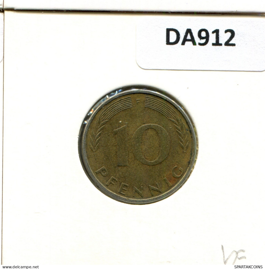 10 PFENNIG 1973 F BRD ALLEMAGNE Pièce GERMANY #DA912.F.A - 10 Pfennig