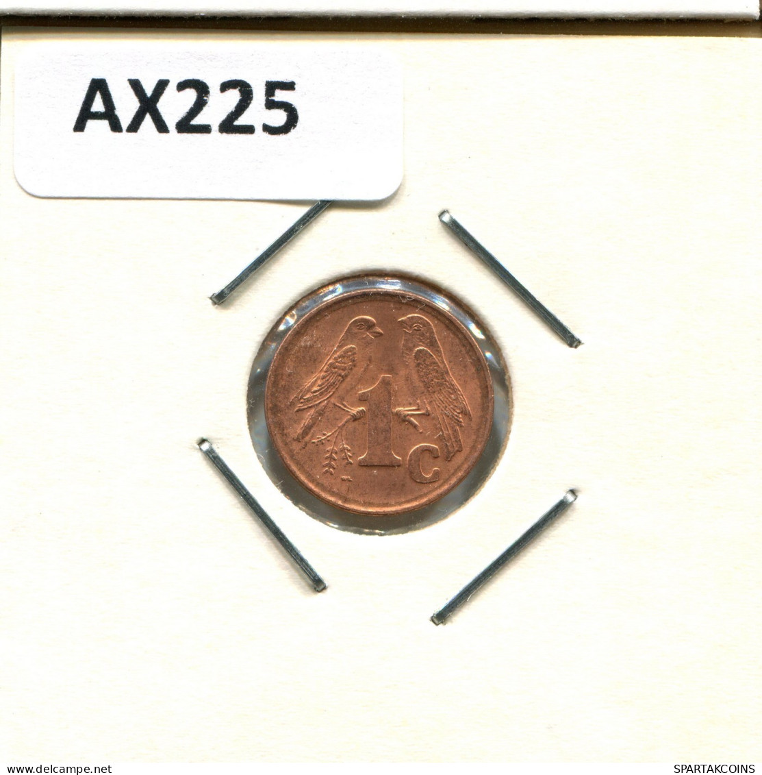 1 CENT 1996 SOUTH AFRICA Coin #AX225.U.A - Südafrika