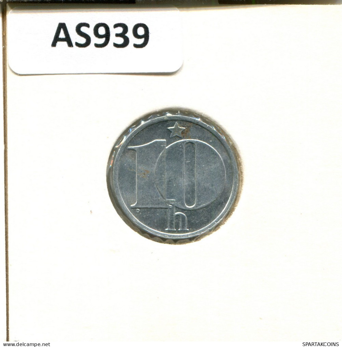 10 HALERU 1983 CHECOSLOVAQUIA CZECHOESLOVAQUIA SLOVAKIA Moneda #AS939.E.A - Czechoslovakia