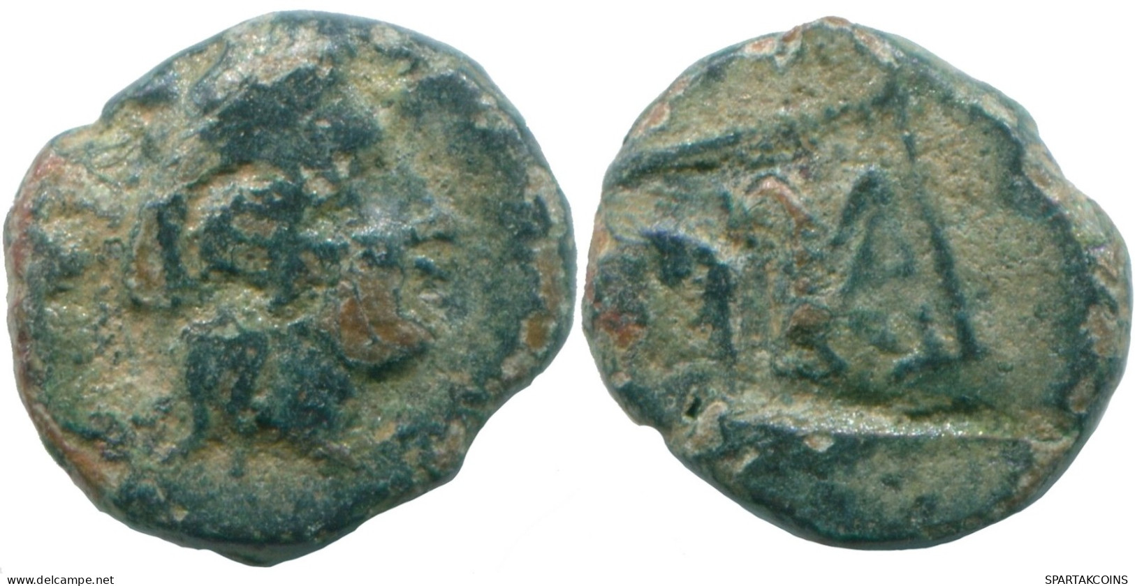 Auténtico Original GRIEGO ANTIGUOAE Moneda 1.3g/14.1mm #ANC12962.7.E.A - Griechische Münzen