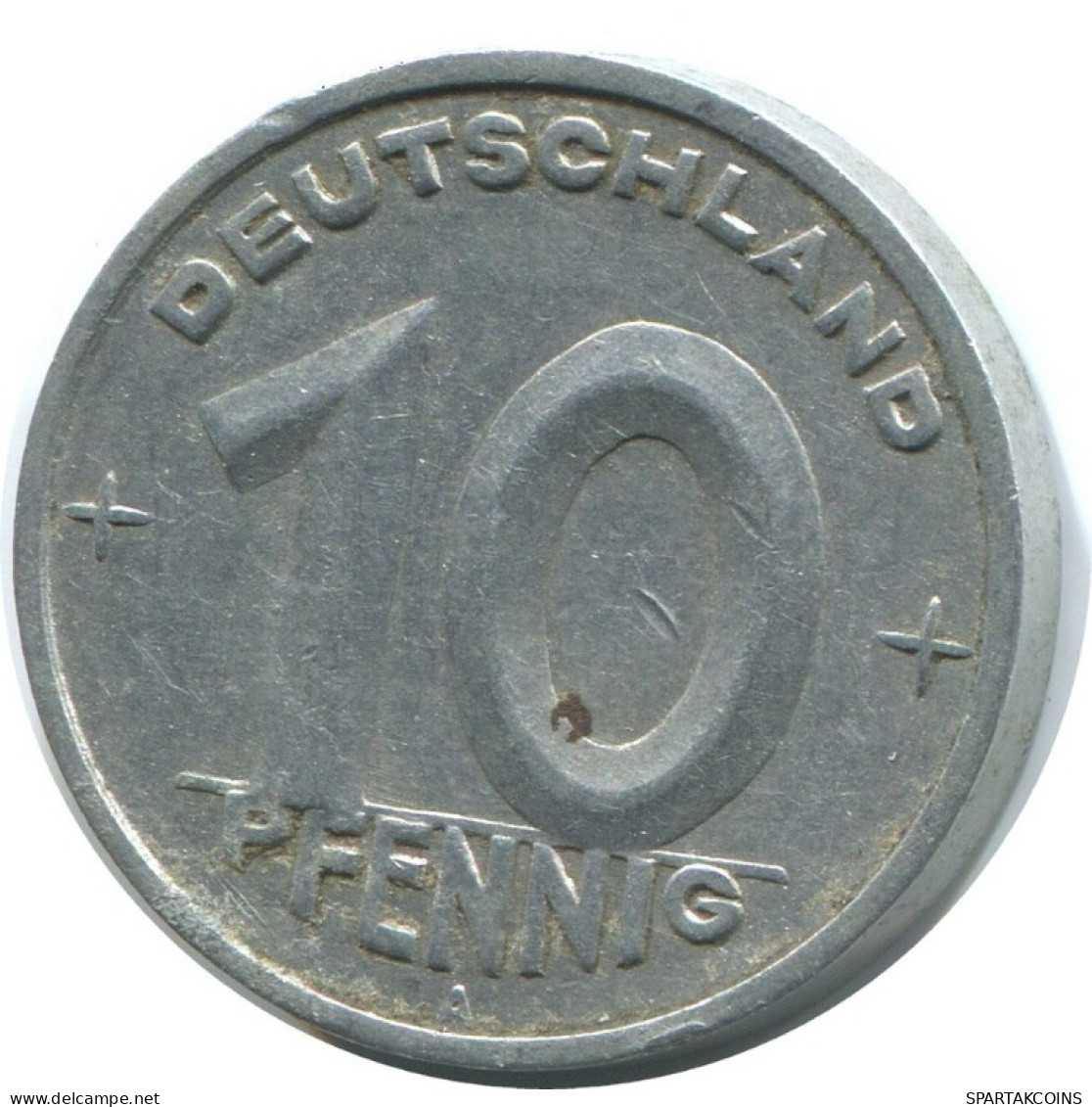10 PFENNIG 1949 A DDR EAST DEUTSCHLAND Münze GERMANY #AE082.D.A - 10 Pfennig