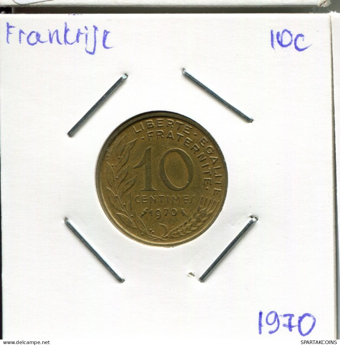 10 CENTIMES 1970 FRANCIA FRANCE Moneda #AM811.E.A - 10 Centimes