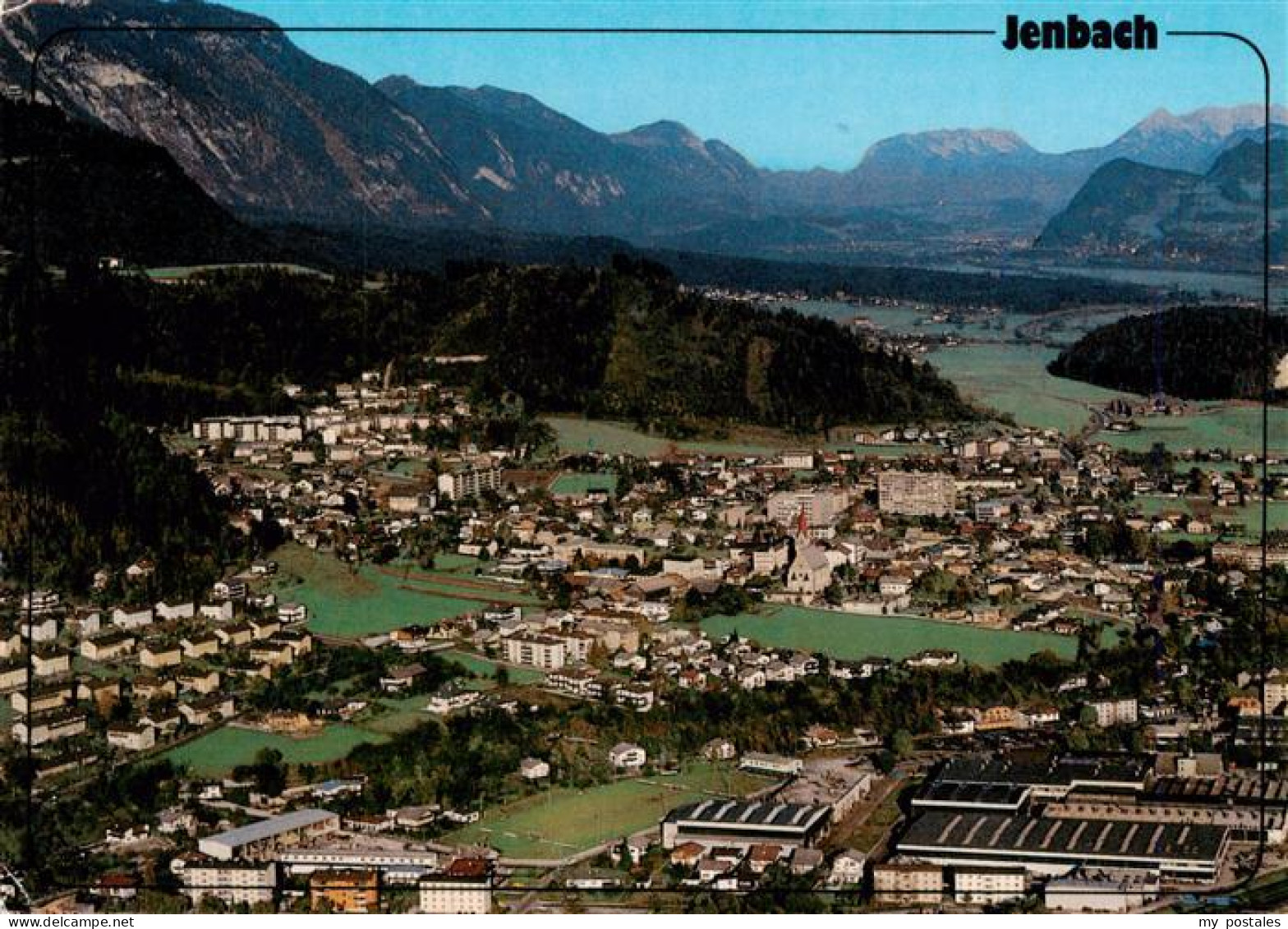 73946028 Jenbach_Tirol_AT Gesamtansicht Mit Alpenpanorama - Autres & Non Classés