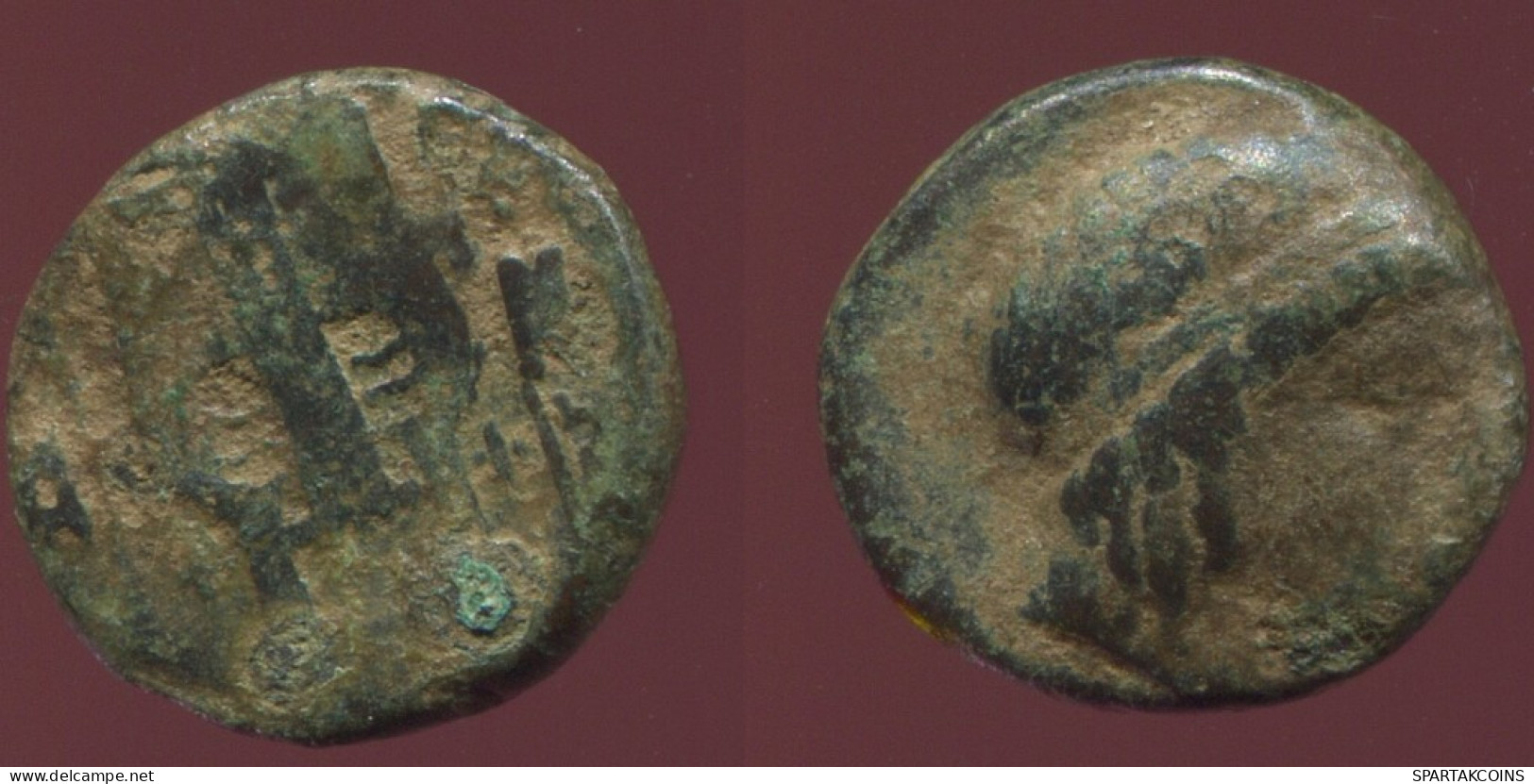 Apollo Kithara Music Antiguo Original GRIEGO Moneda 1.4g/11.38mm #ANT1174.12.E.A - Greek