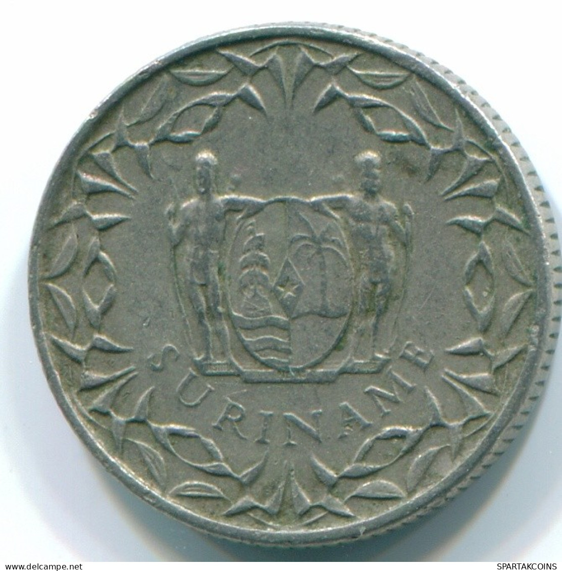 10 CENTS 1962 SURINAM NIEDERLANDE Nickel Koloniale Münze #S13186.D.A - Suriname 1975 - ...