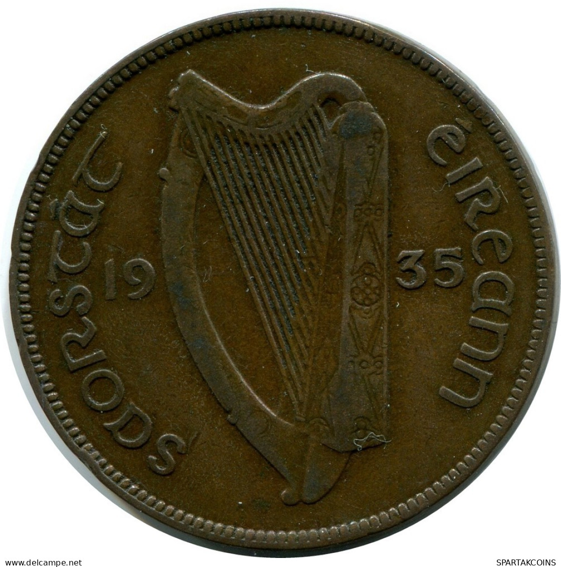 1 PENNY 1935 IRLANDA IRELAND Moneda #AY651.E.A - Irlande