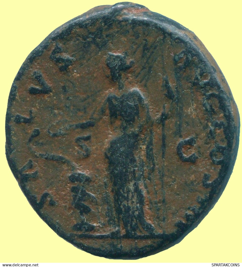 MARCUS AURELIUS AE DUPONDIUS SALUS STANDING 11.51g/26.77mm #ANC13507.66.F.A - La Dinastía Antonina (96 / 192)