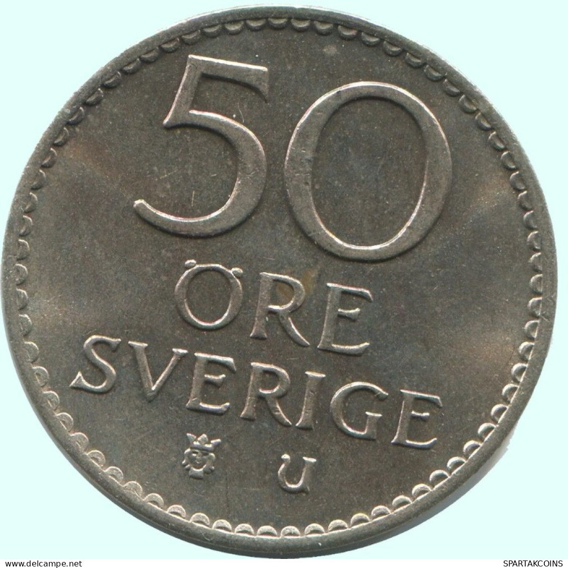 50 ORE 1964 SUÈDE SWEDEN Pièce #AC720.2.F.A - Schweden