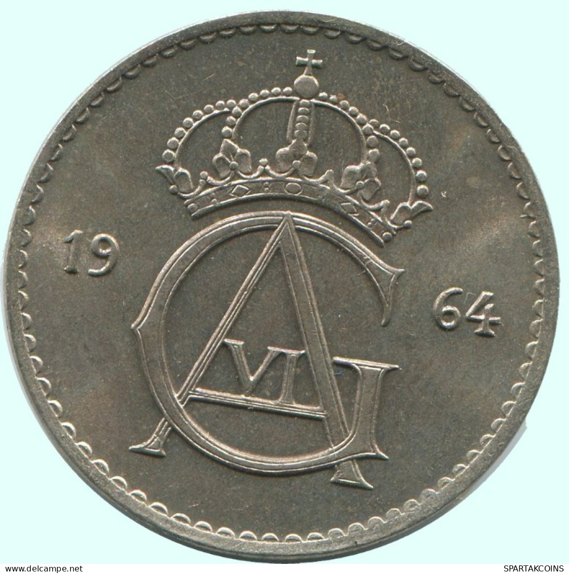 50 ORE 1964 SUÈDE SWEDEN Pièce #AC720.2.F.A - Schweden