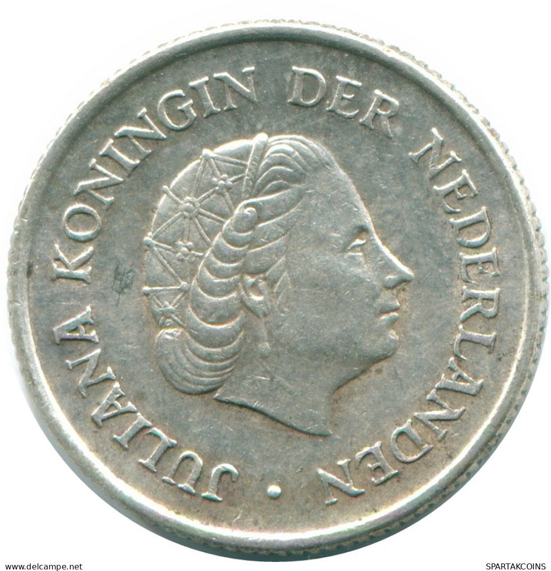 1/4 GULDEN 1965 ANTILLAS NEERLANDESAS PLATA Colonial Moneda #NL11282.4.E.A - Antilles Néerlandaises