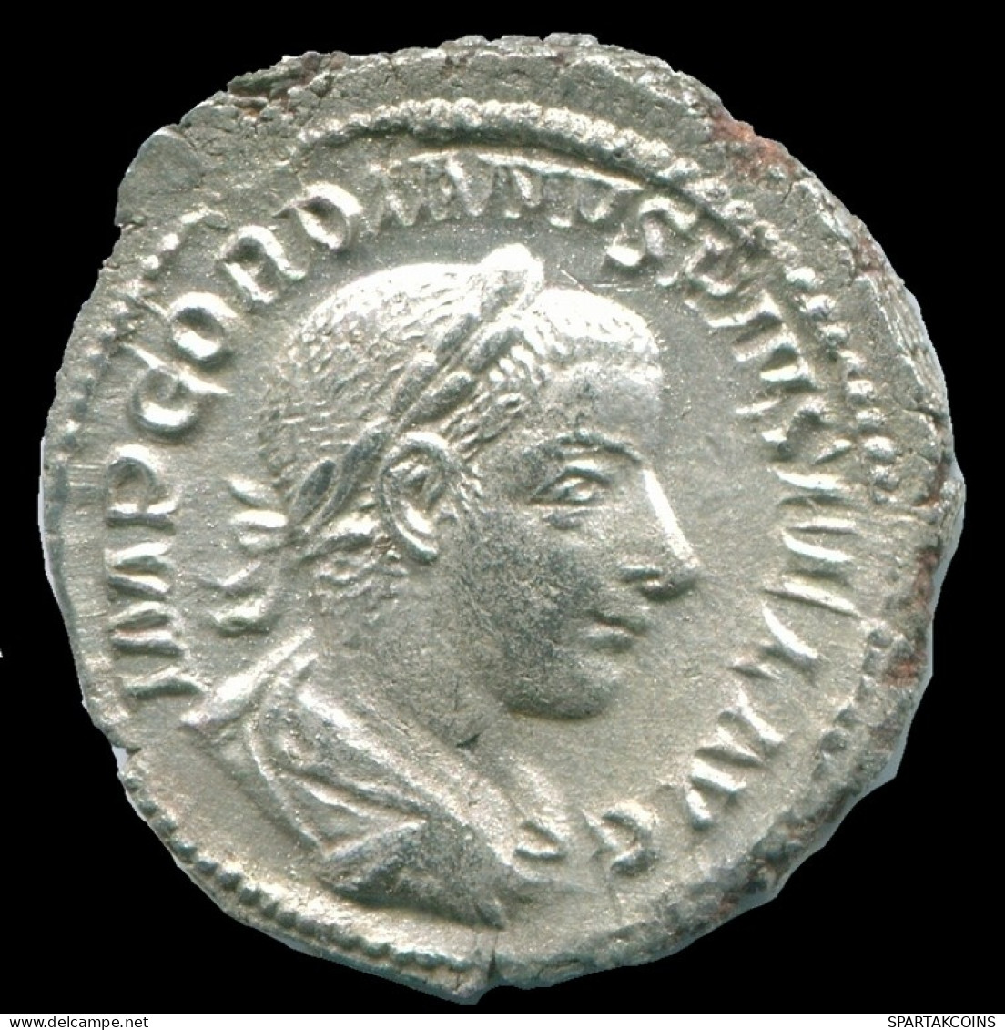 GORDIAN III AR DENARIUS ROME (7TH ISSUE. 1ST OFFICINA) DIANA #ANC13048.84.E.A - L'Anarchie Militaire (235 à 284)