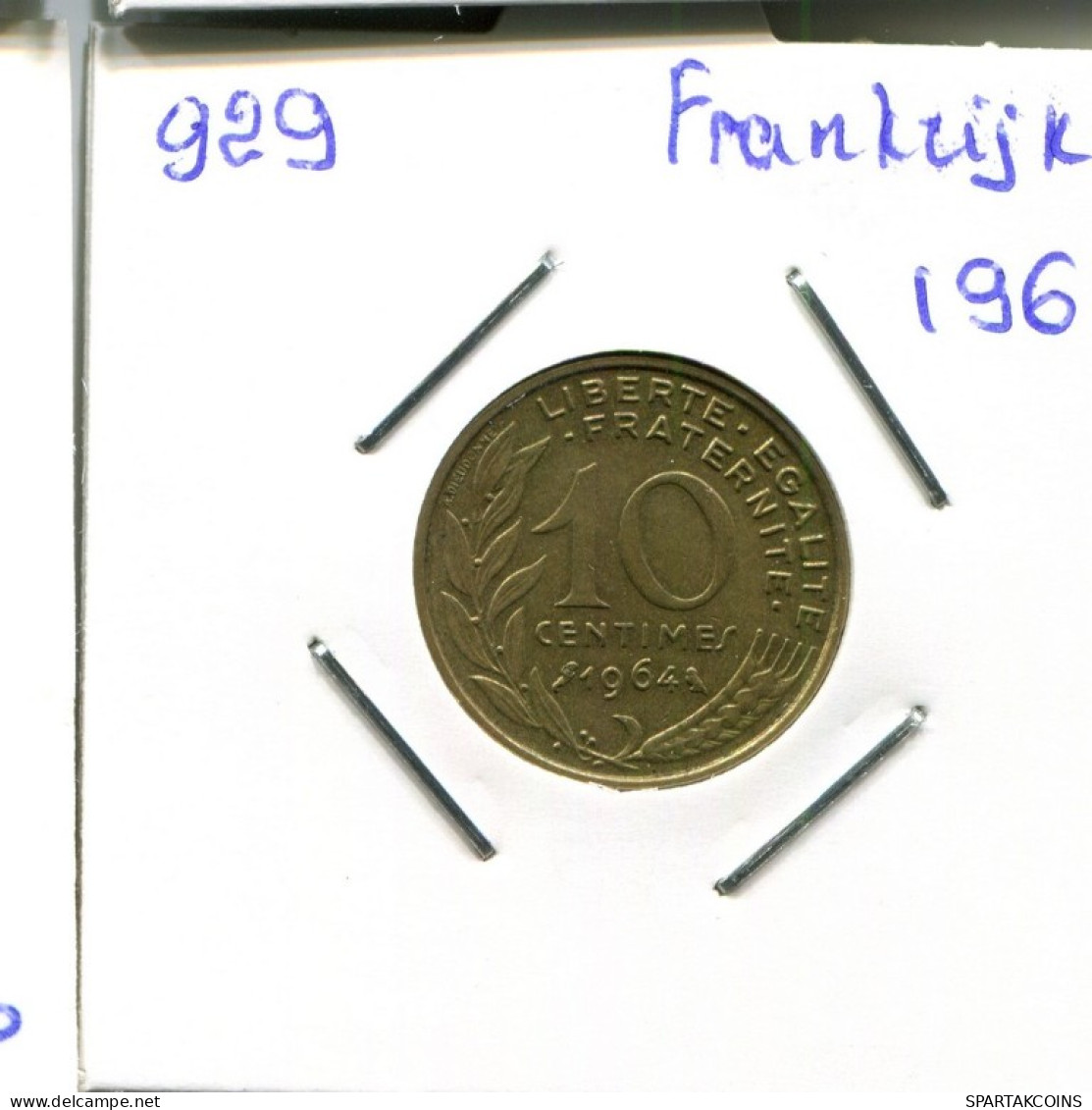 10 CENTIMES 1964 FRANCE Coin French Coin #AN122.U.A - 10 Centimes