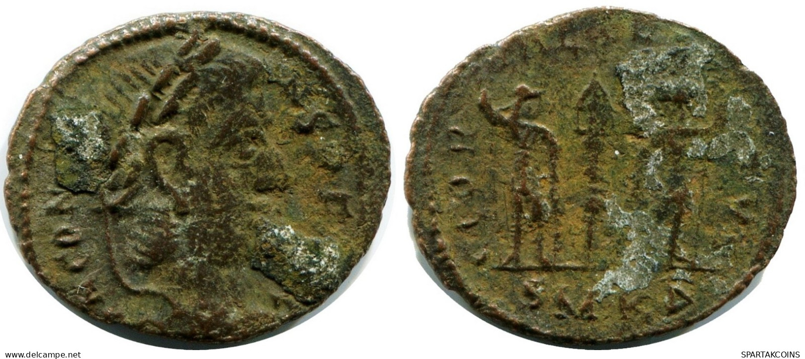 CONSTANS MINTED IN CYZICUS FROM THE ROYAL ONTARIO MUSEUM #ANC11631.14.F.A - The Christian Empire (307 AD To 363 AD)