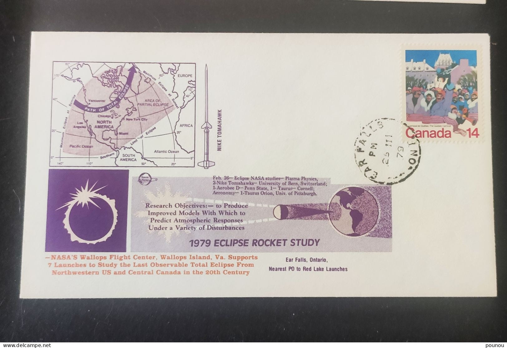 * US - 1979 ECLIPSE ROCKET STUDY (130) - Etats-Unis