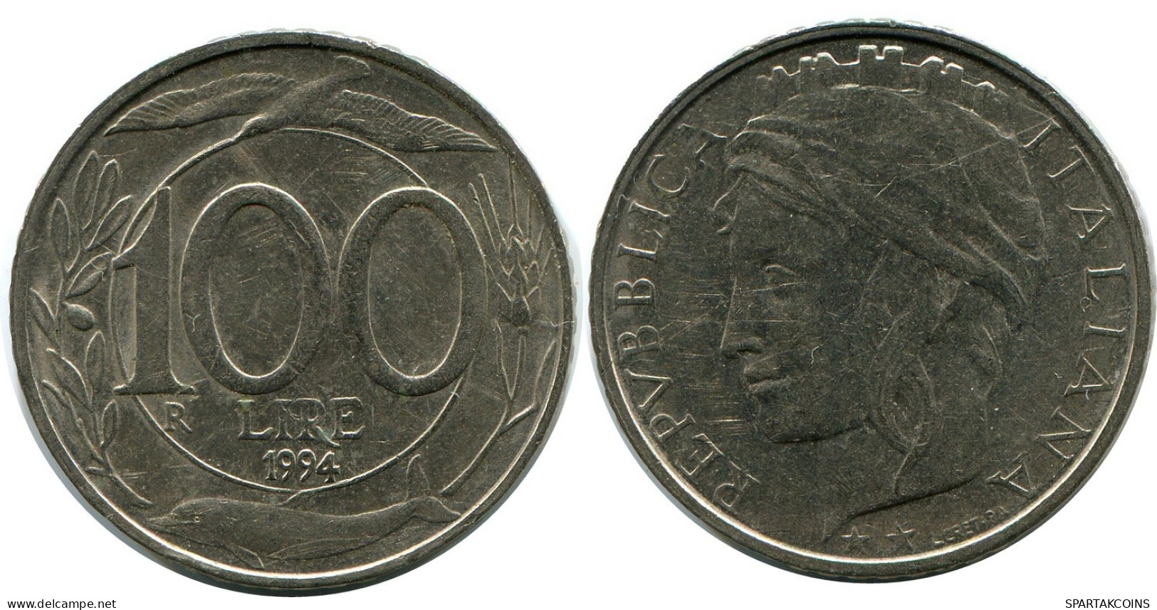 100 LIRE 1994 ITALIA ITALY Moneda #AZ524.E.A - 100 Lire