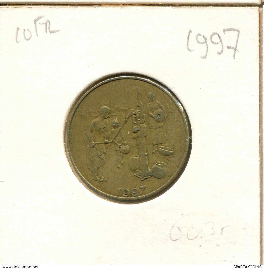 10 FRANCS CFA 1997 Western African States (BCEAO) Coin #AT045.U.A - Autres – Afrique