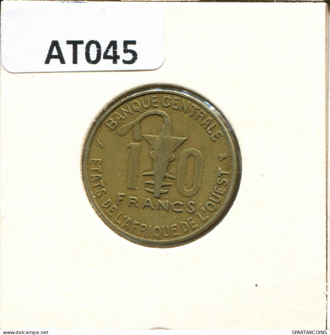 10 FRANCS CFA 1997 Western African States (BCEAO) Coin #AT045.U.A - Sonstige – Afrika