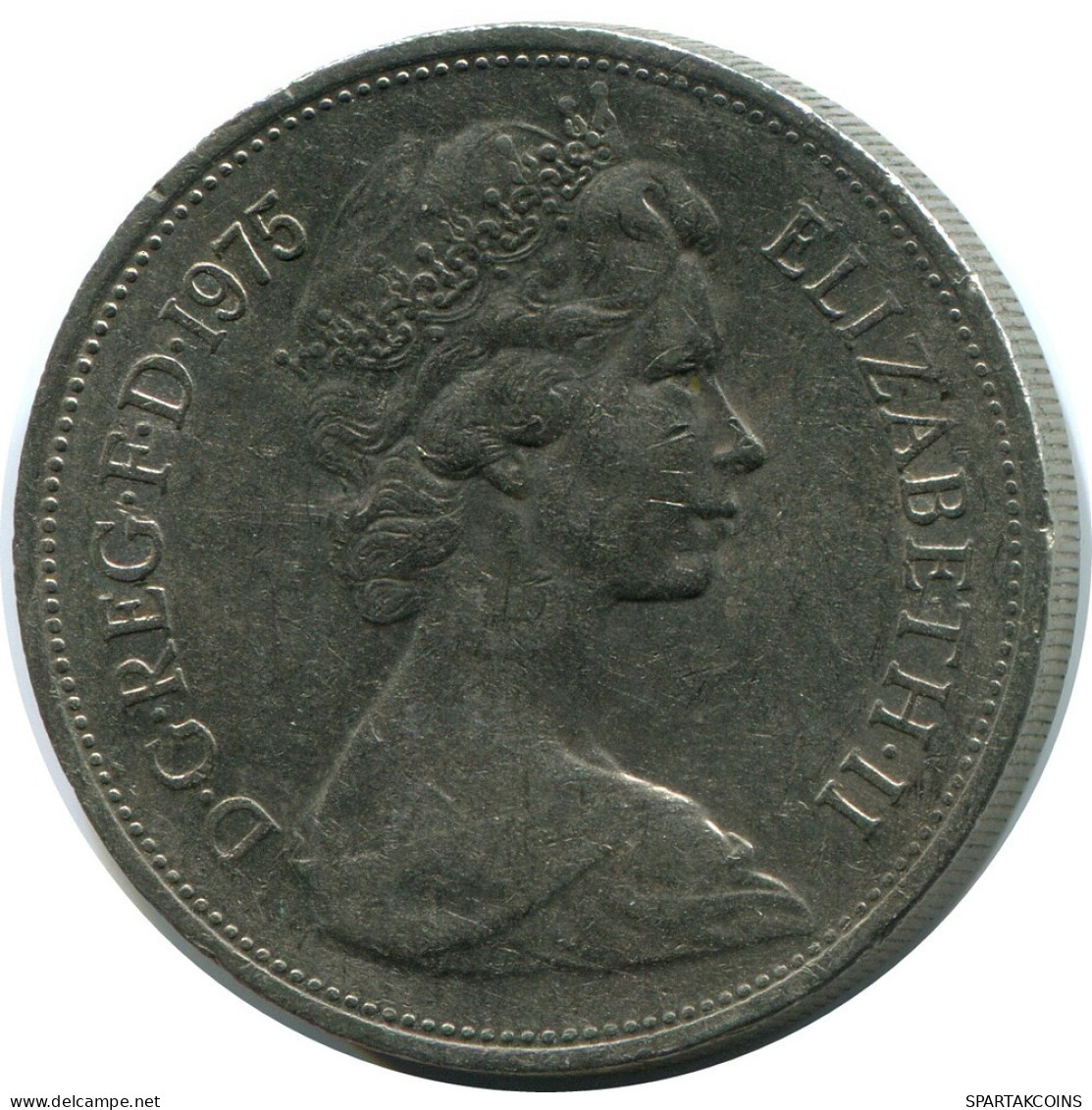 10 NEW PENCE 1975 UK GROßBRITANNIEN GREAT BRITAIN Münze #AZ021.D.A - 10 Pence & 10 New Pence
