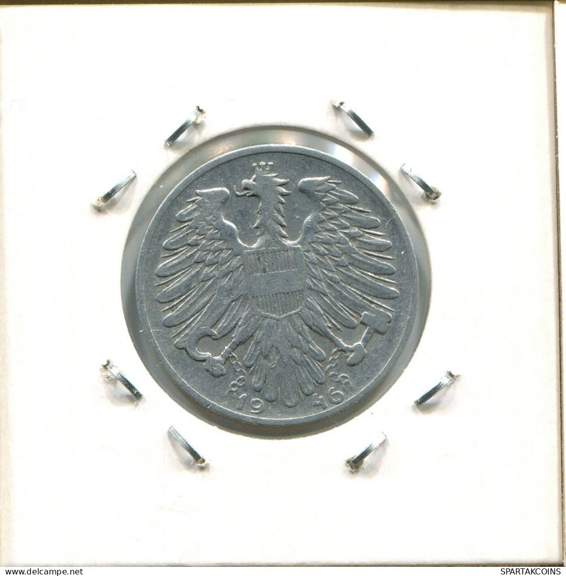 1 SCHILLING 1946 AUSTRIA Moneda #AT617.E.A - Autriche