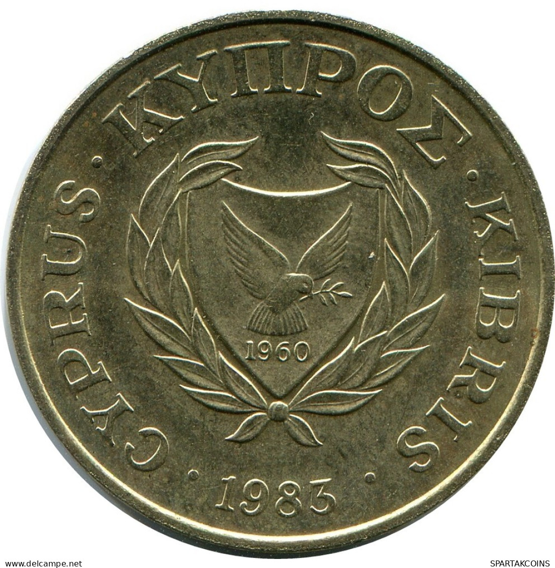 5 CENTS 1983 CYPRUS Coin #AP309.U.A - Cyprus
