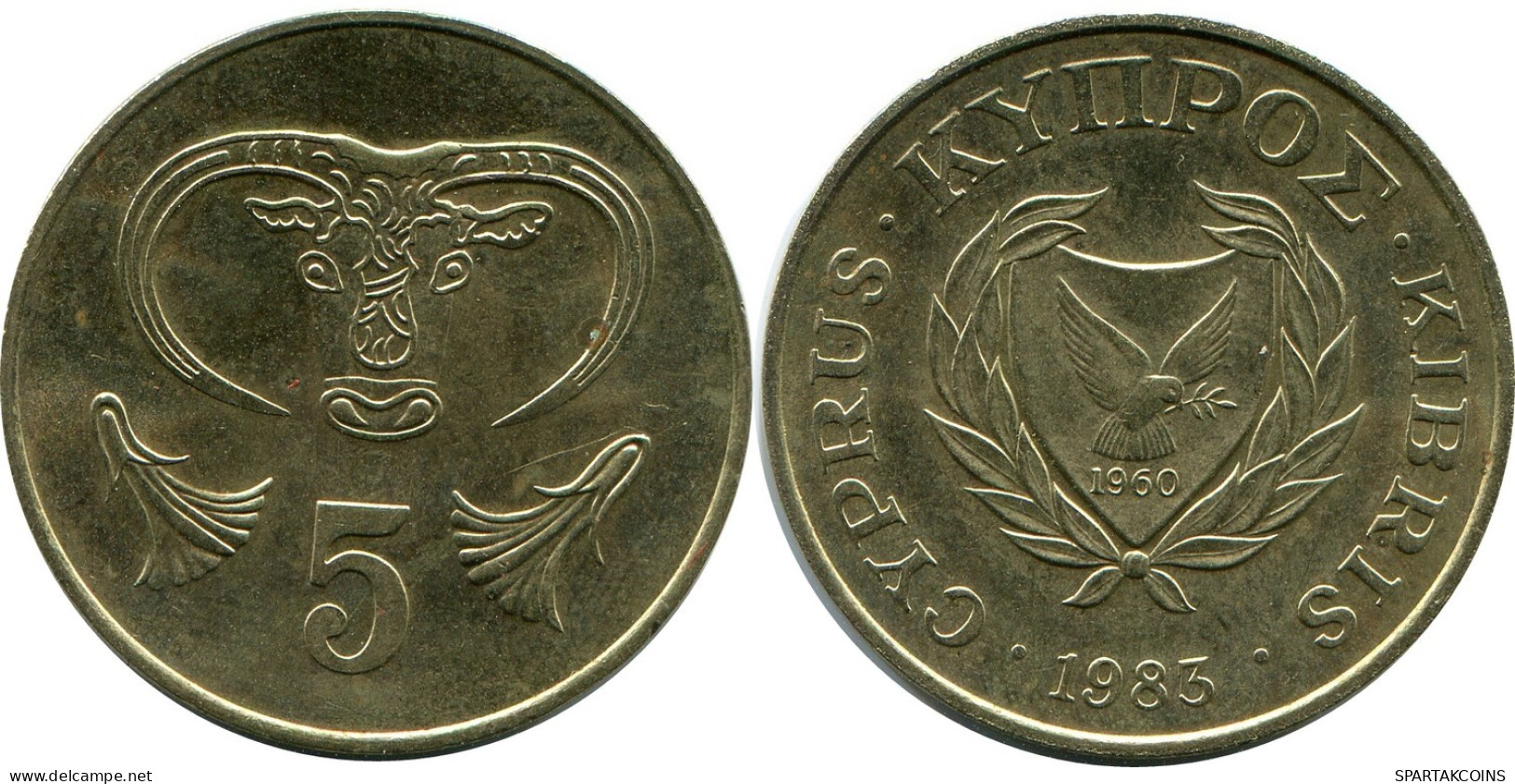 5 CENTS 1983 CYPRUS Coin #AP309.U.A - Chypre