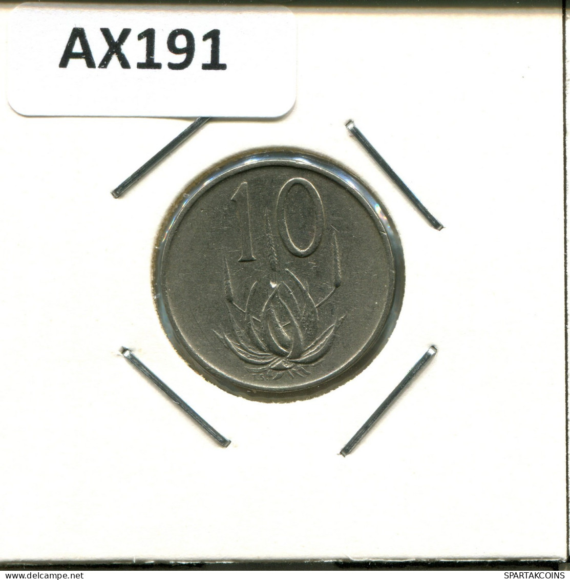 10 CENTS 1965 SUDAFRICA SOUTH AFRICA Moneda #AX191.E.A - Afrique Du Sud