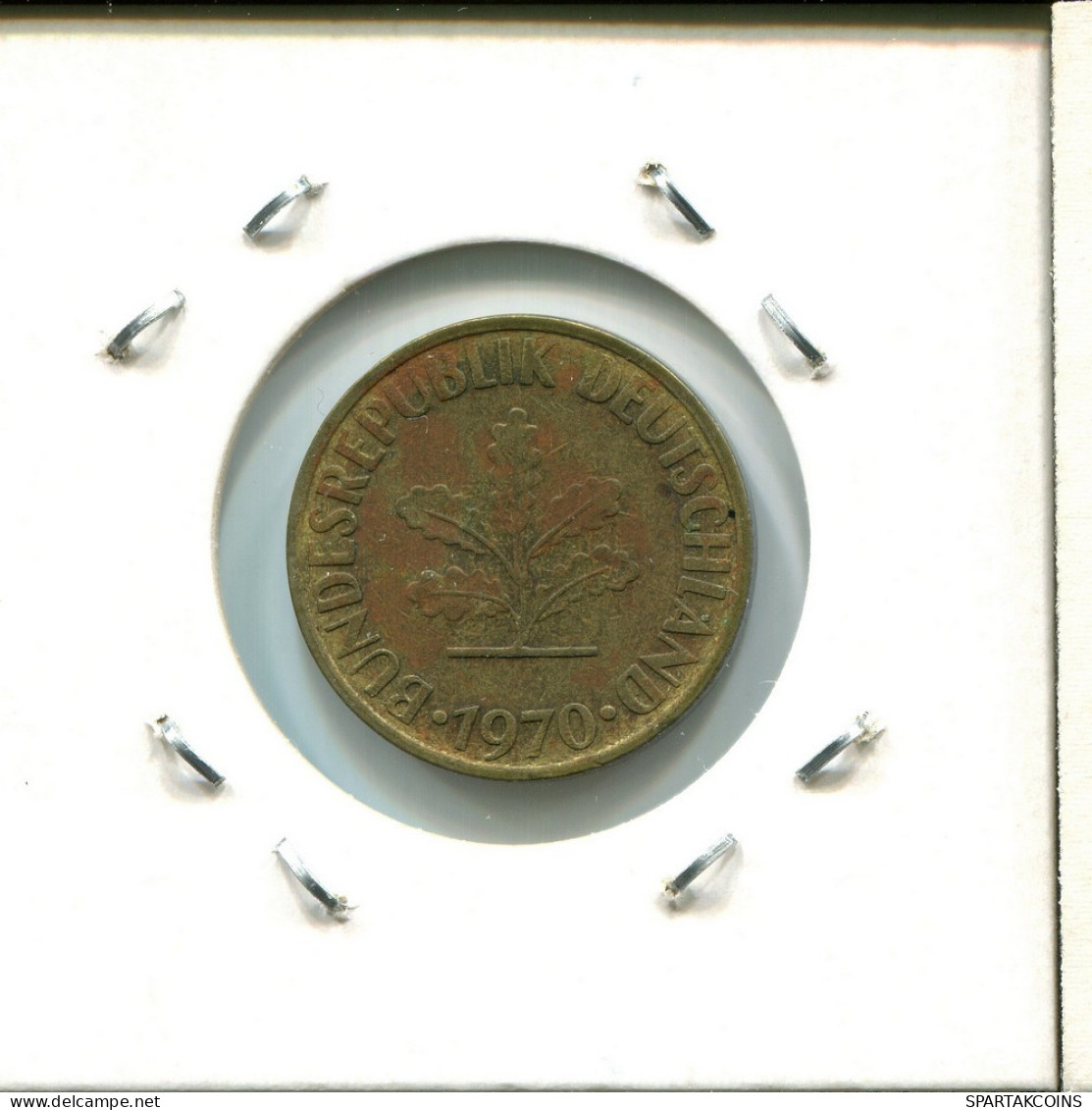 10 PFENNIG 1970 D BRD ALEMANIA Moneda GERMANY #AU727.E.A - 10 Pfennig
