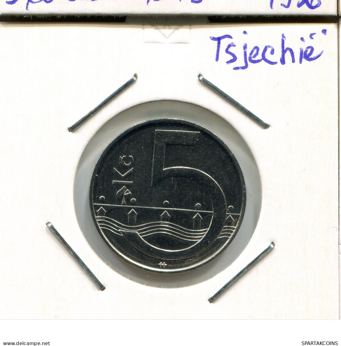 5 KORUN 2002 CZECH REPUBLIC Coin #AP769.2.U.A - Czech Republic